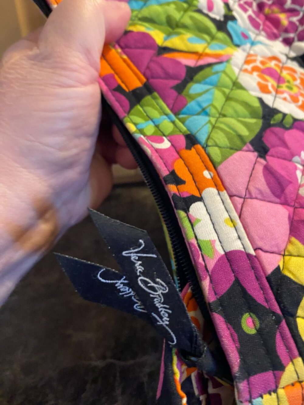 Vera Bradley Cassidy Purse/Handbag in the Va Va Bloom pattern. - Picture 5 of 5